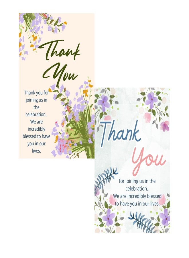 BenignCraft “Thank You Tags” Multicolor Pre-Designed (5 × 7.5 Cm) Gift Tags 25 Pieces of 4 unique designs with Thread, Celebration and Return Gift Thank You Tag. - Image 5